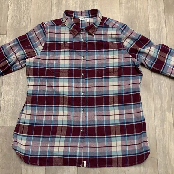 Womens Woolrich Flannel‎ Button Up Casual Longsleeve Shirt - Picture 3 of 6